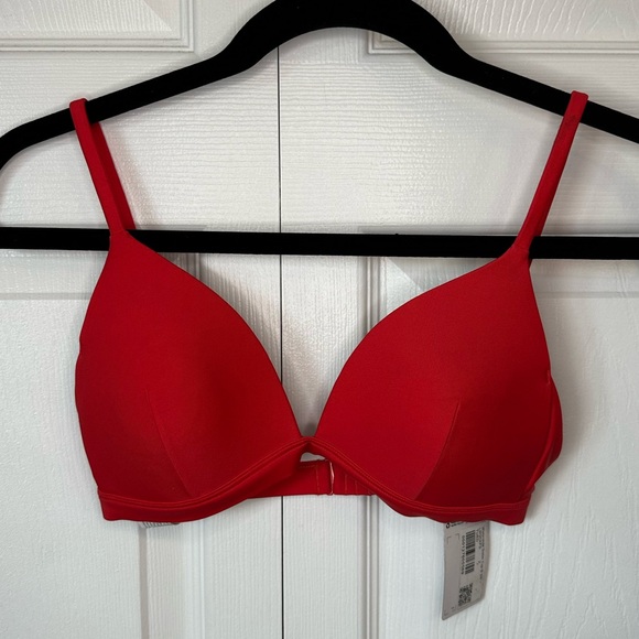 Lululemon Waterside Swim Top *D Cup True Red sz.2 - Picture 6 of 8